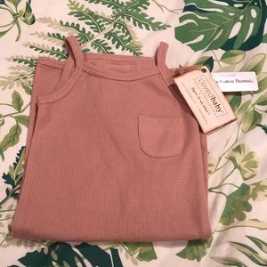 L’oved baby organic cotton mauve romper 12-18 mos